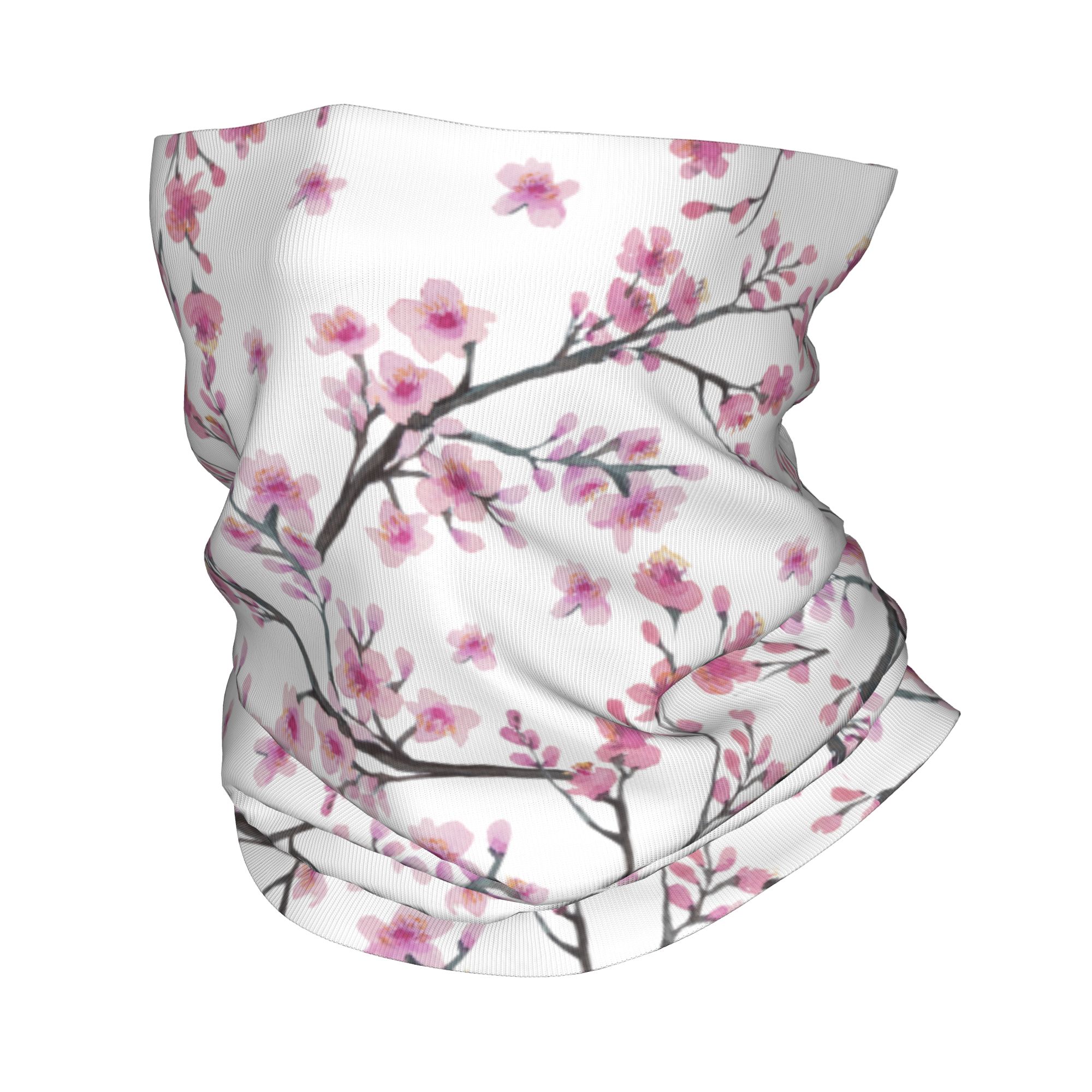 ผ้าพันคอปิดหน้ากันลมลายดอกซากุ - Neck Warmer Tube บทวิจารณ์และราคา