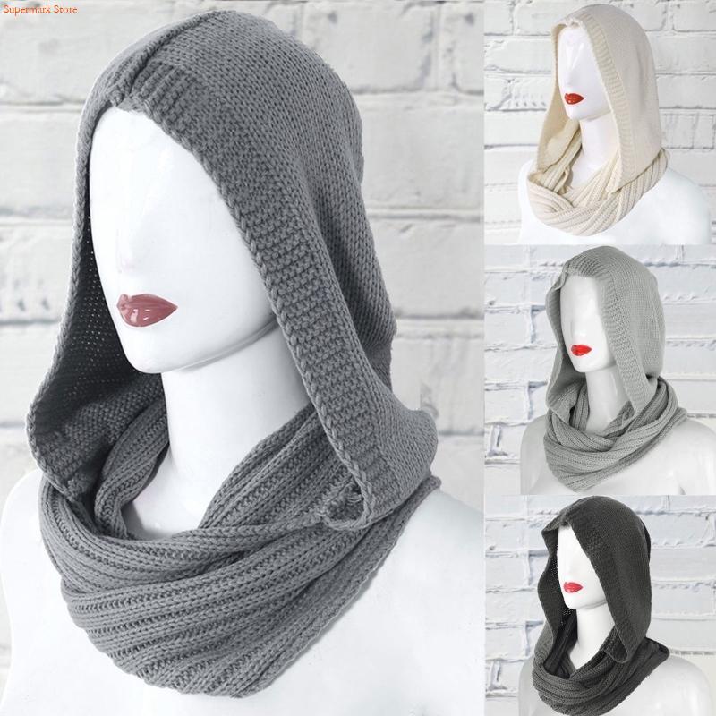 Q5WE ผู้หญิงฤดูหนาวหนาสายถัก R - Infinity Scarf Knit บทวิจารณ์และราคา