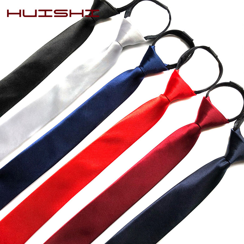 HUISHI Mens Zipper เนคไทผอม 5  - Skinny Tie Men บทวิจารณ์และราคา